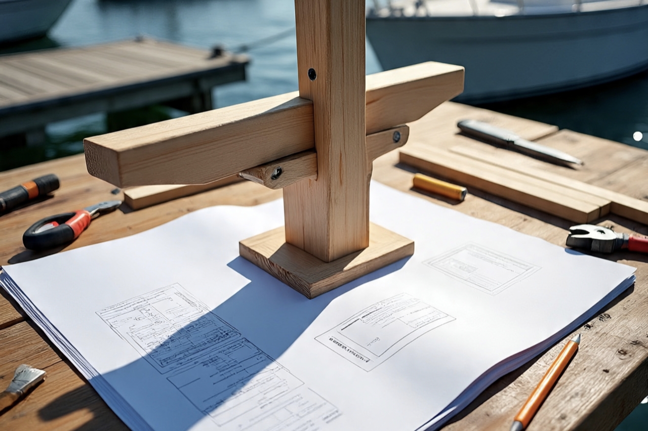 Leaning Post for Boats