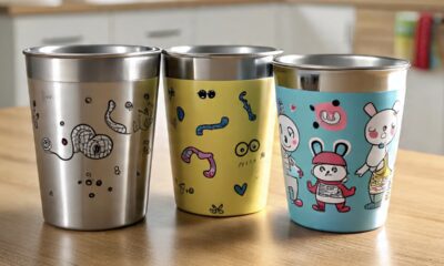 Children’s stainless steel cups