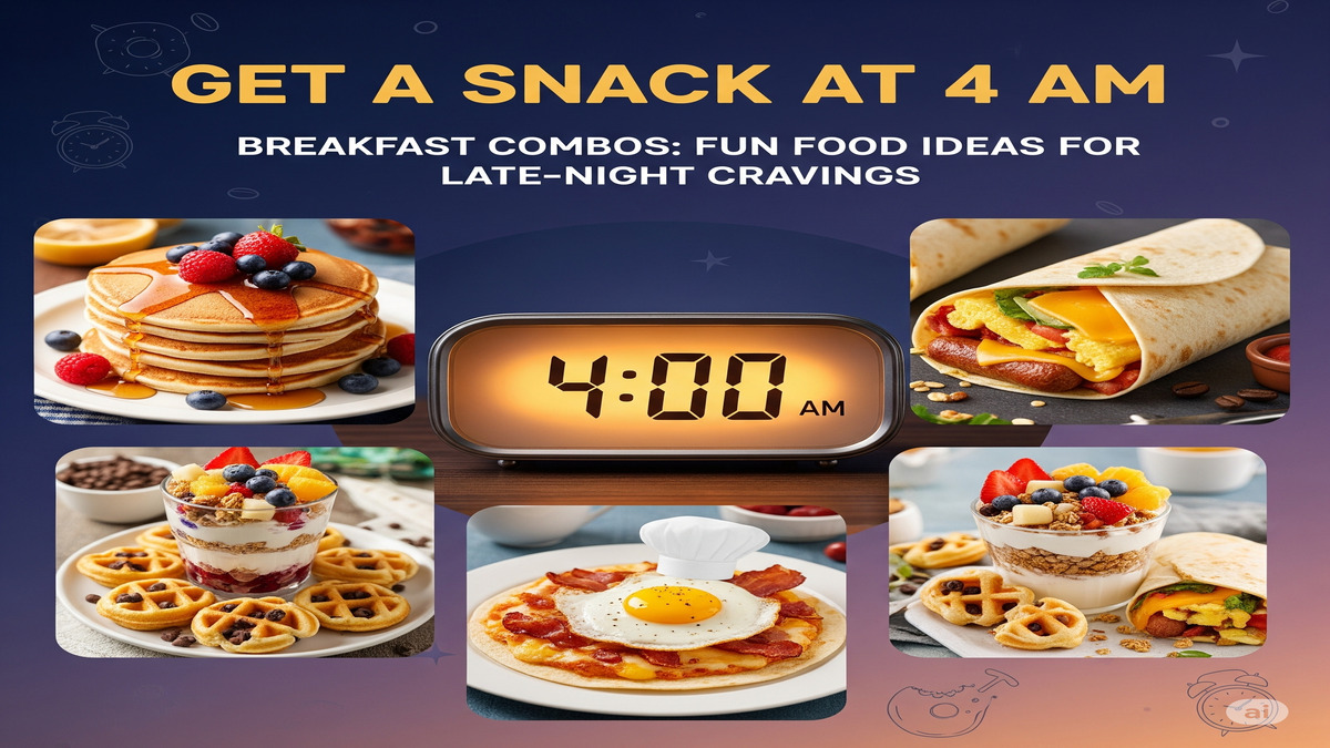 get a snack at 4 am breakfast combos
