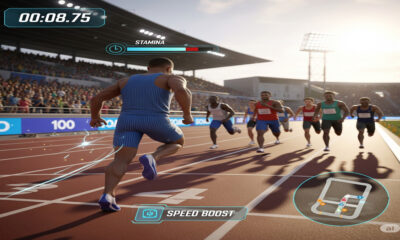 100 meter race game