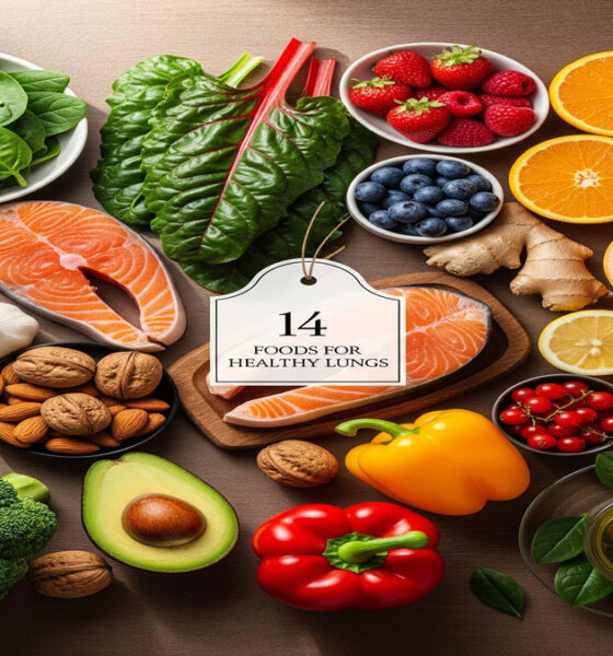 14 foods for healthy lungs and improved breathing