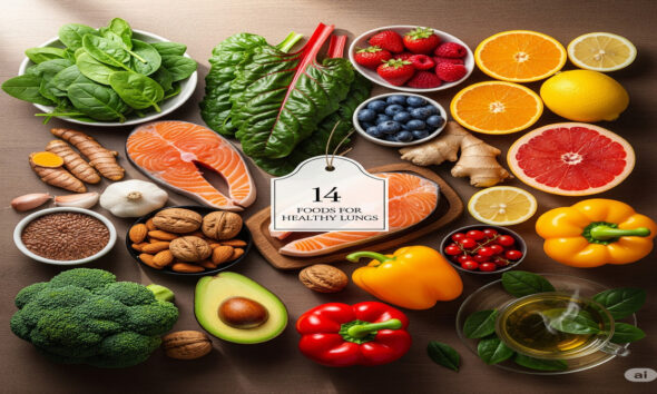 14 foods for healthy lungs and improved breathing