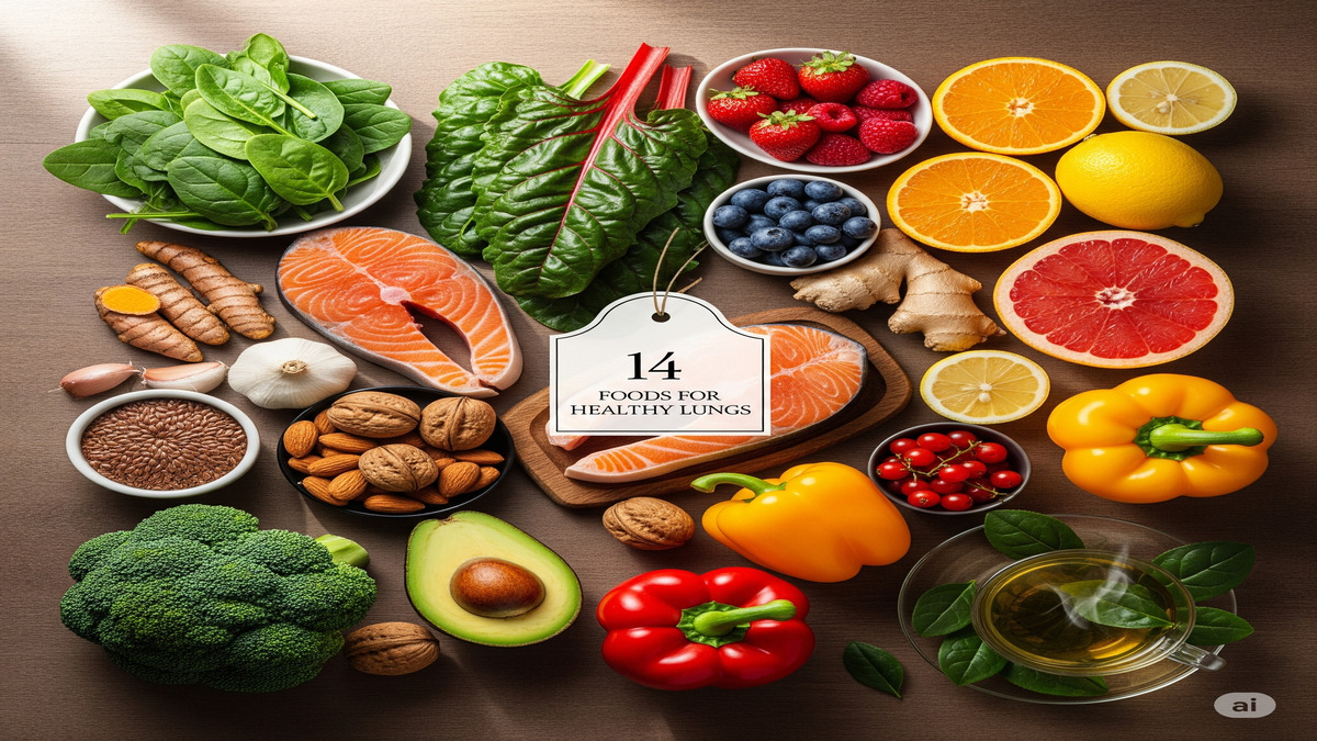 14 foods for healthy lungs and improved breathing