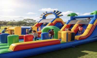 bounce house inflatable bouncer obstacle combo