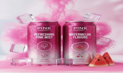 Pink Energy Drinks