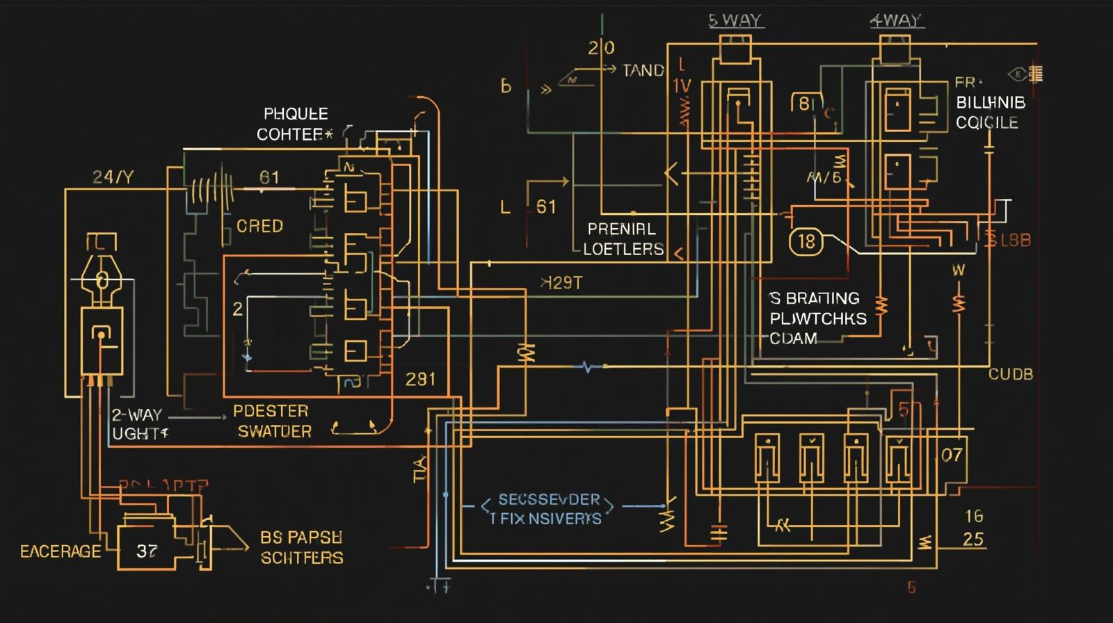 2 way light switch wiring diagram