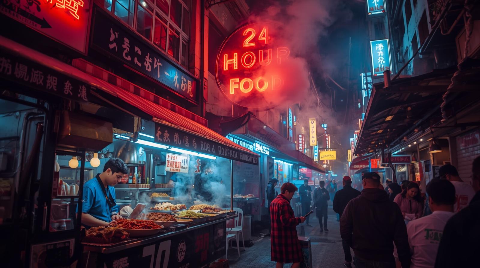 24 hour food spots