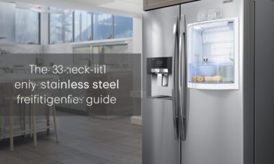 33 inch wide refrigerator with water and ice dispenser