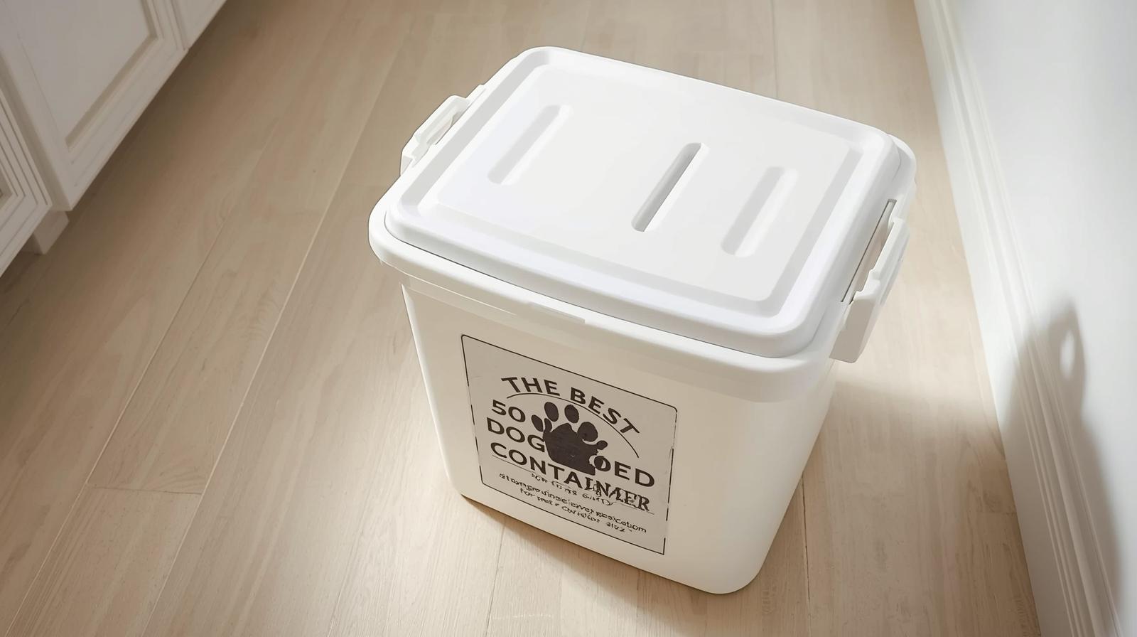 50 pound dog food container