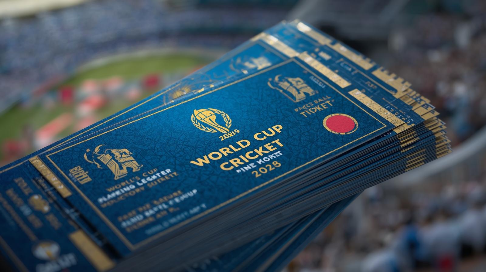 World Cup cricket tickets