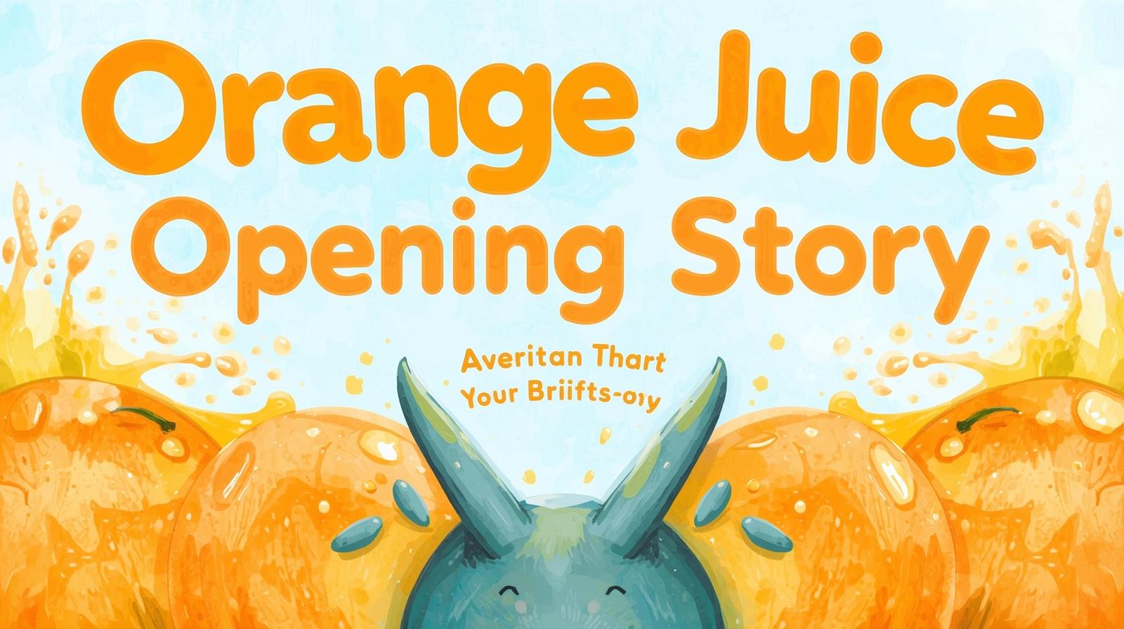 100 Orange Juice Skip Opening Story