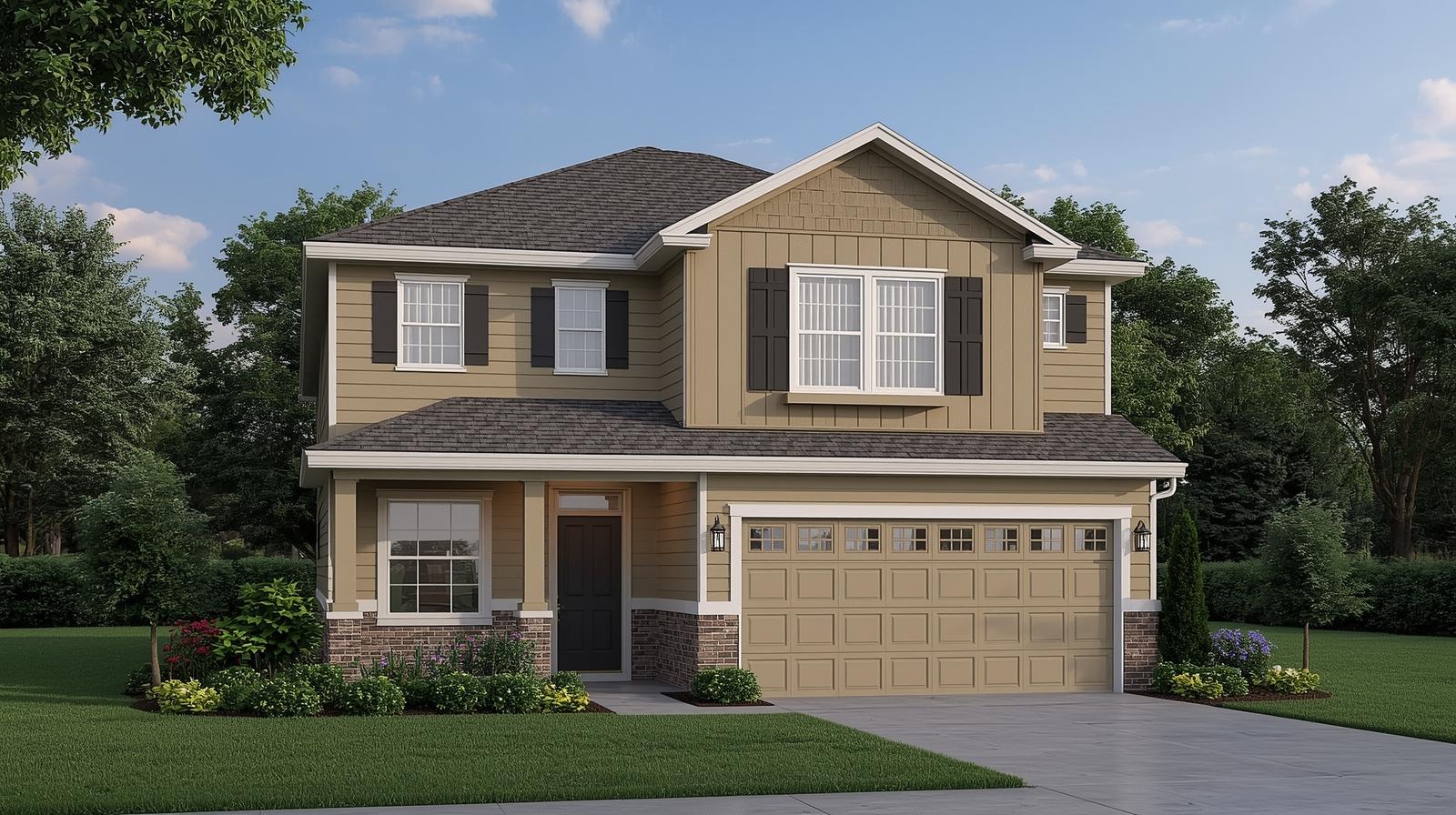2 Story 2 Car Garage