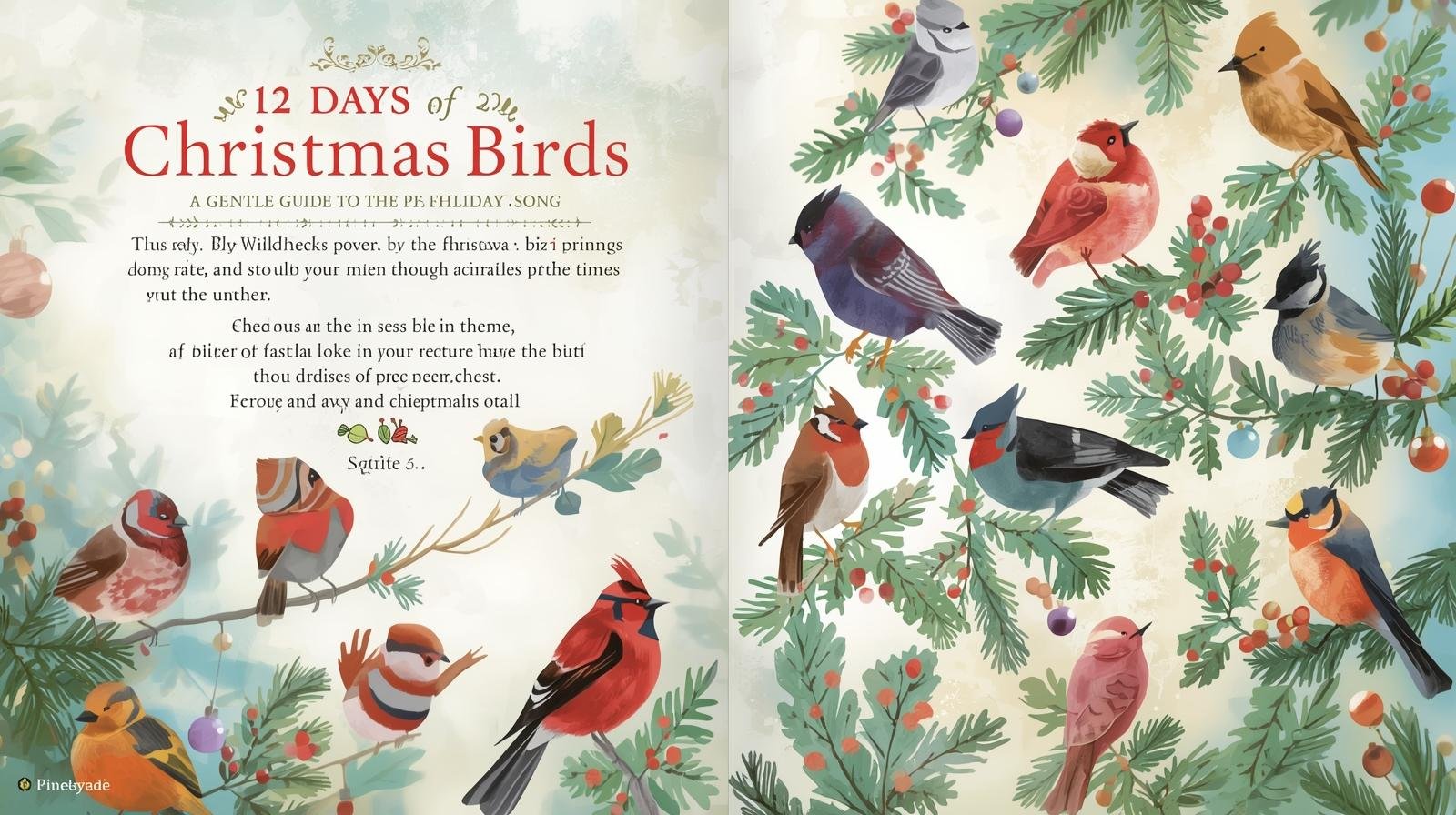 12 Days of Christmas Birds