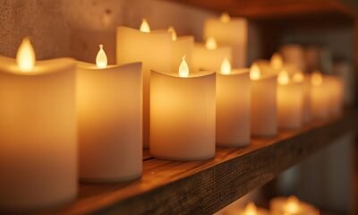 Battery operated candles with timers