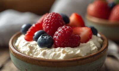 Daisy cottage cheese with fruit