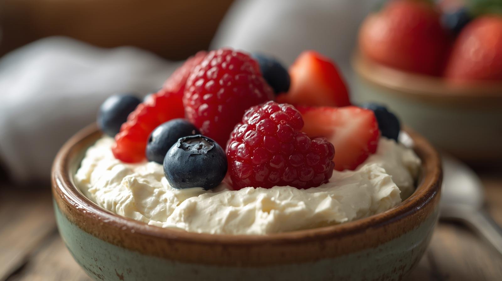 Daisy cottage cheese with fruit