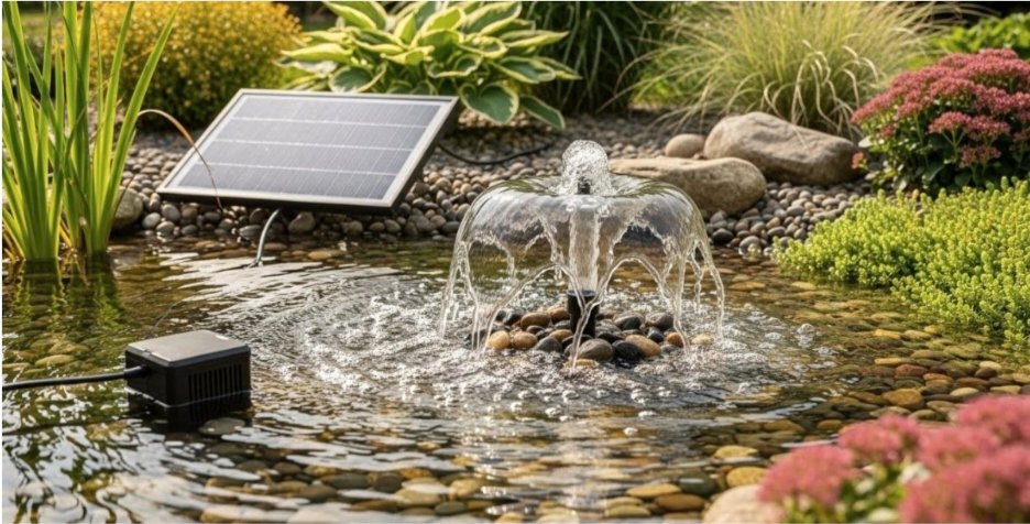 The Complete Guide to Constructing a Fountain With Pump and Modern Pond Solar